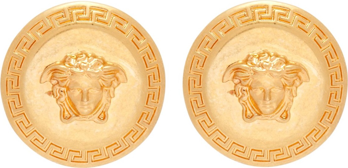 Versace Tribute metal earrings