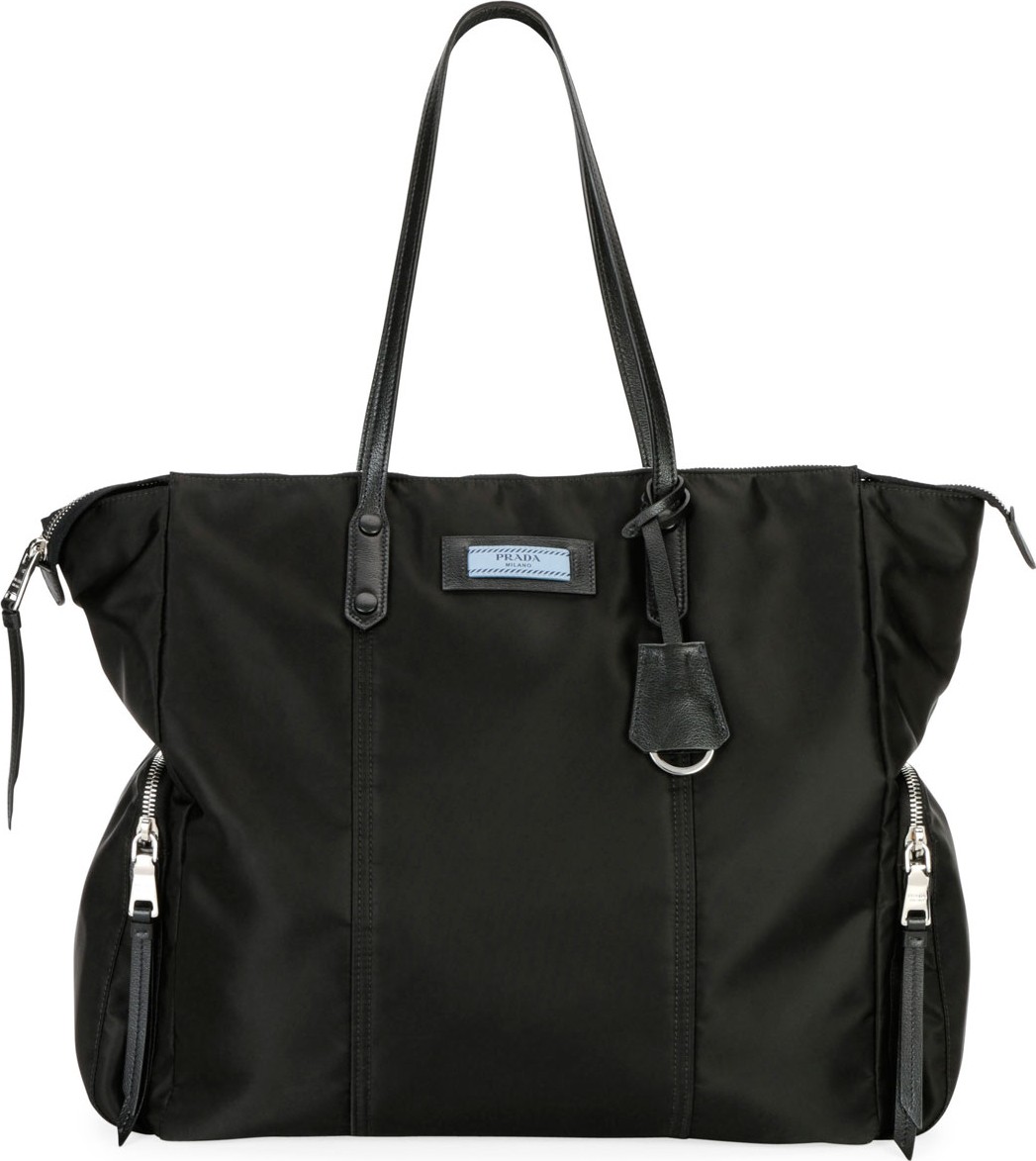 Prada Tessuto Etiquette Shoulder Bag