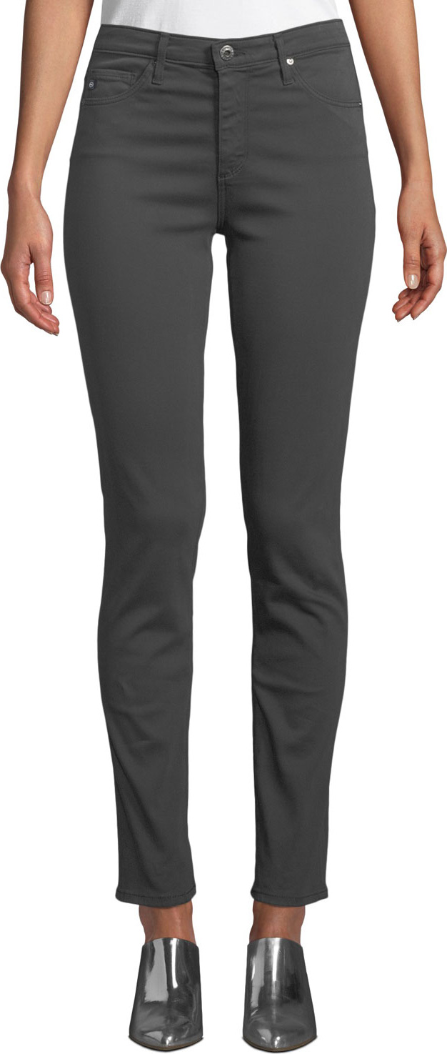 AG Jeans Prima Sateen Mid-Rise Cigarette Jeans