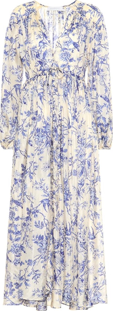 Zimmermann Verity printed silk midi dress