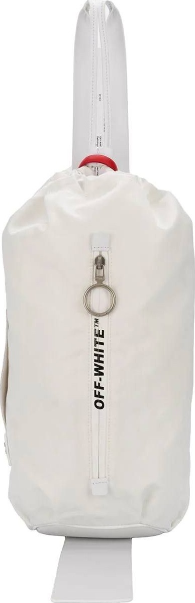 Off White technical logo backpack