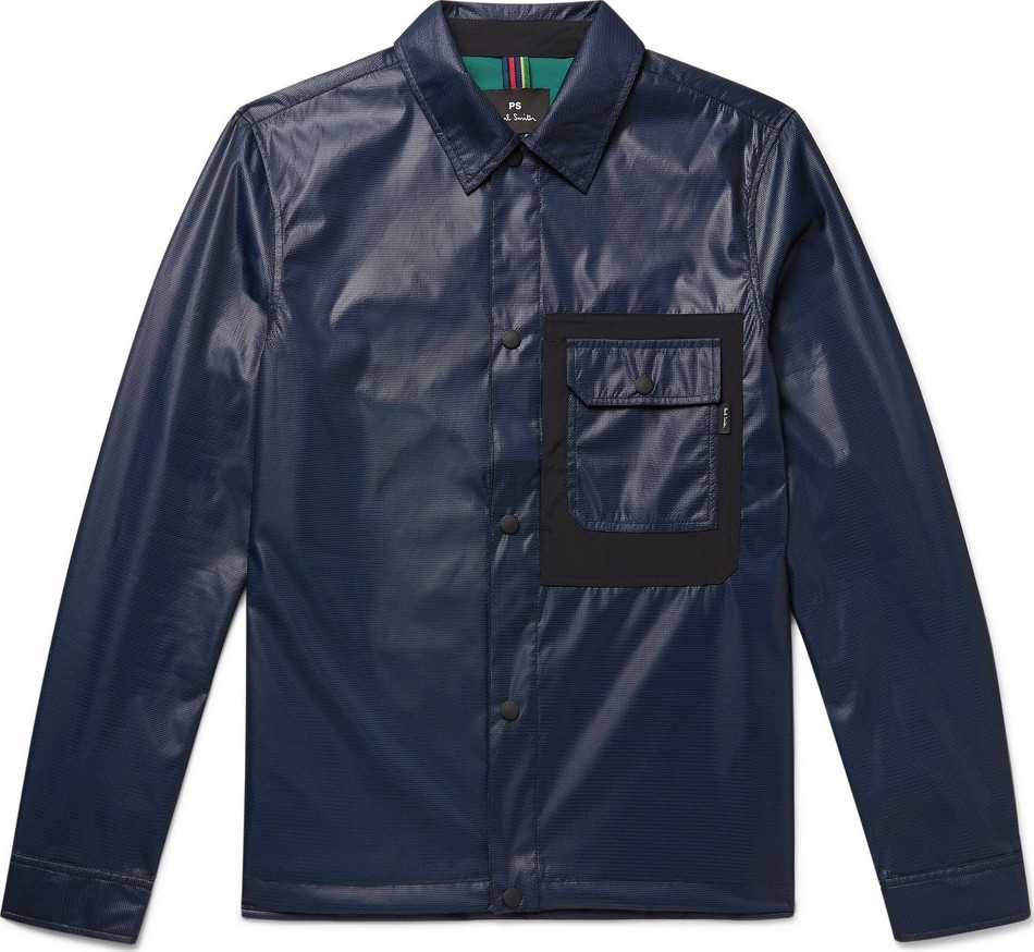 Ps By Paul Smith Textured-Shell Shirt Jacket