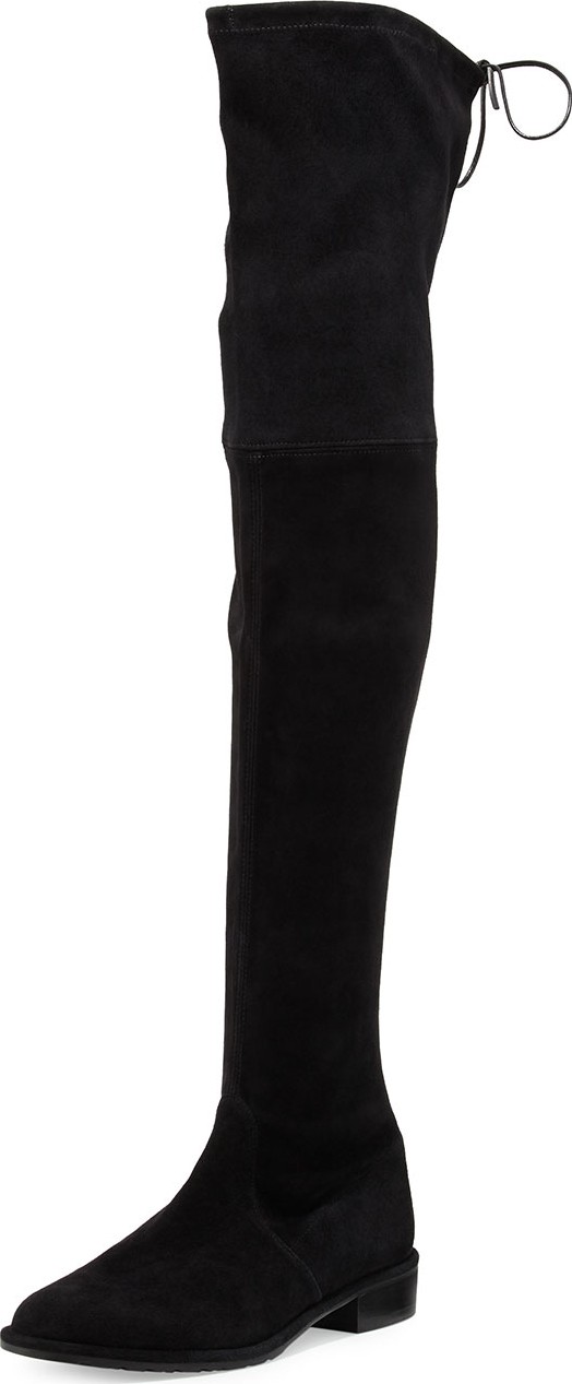 Stuart Weitzman Lowland Suede Over-The-Knee Boot
