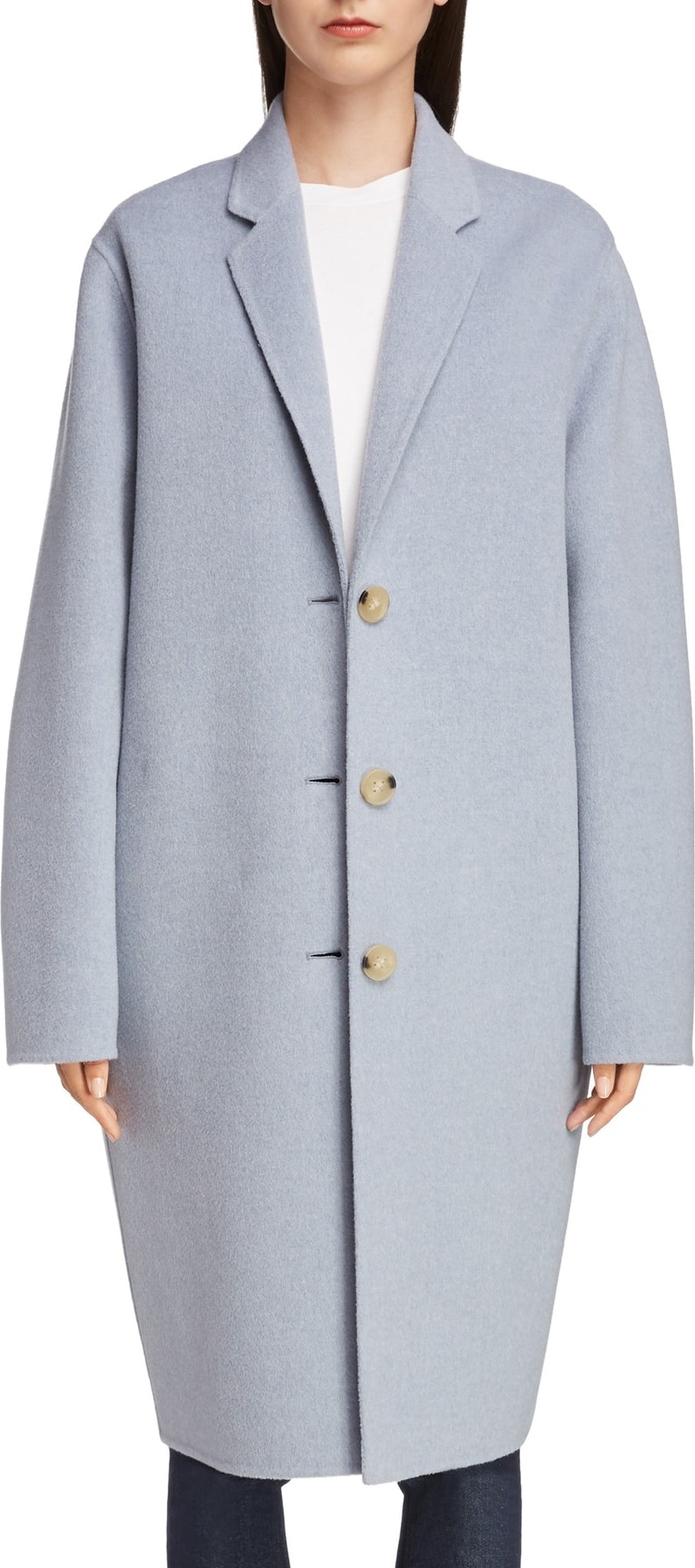 Acne Studios Double Wool & Cashmere Coat