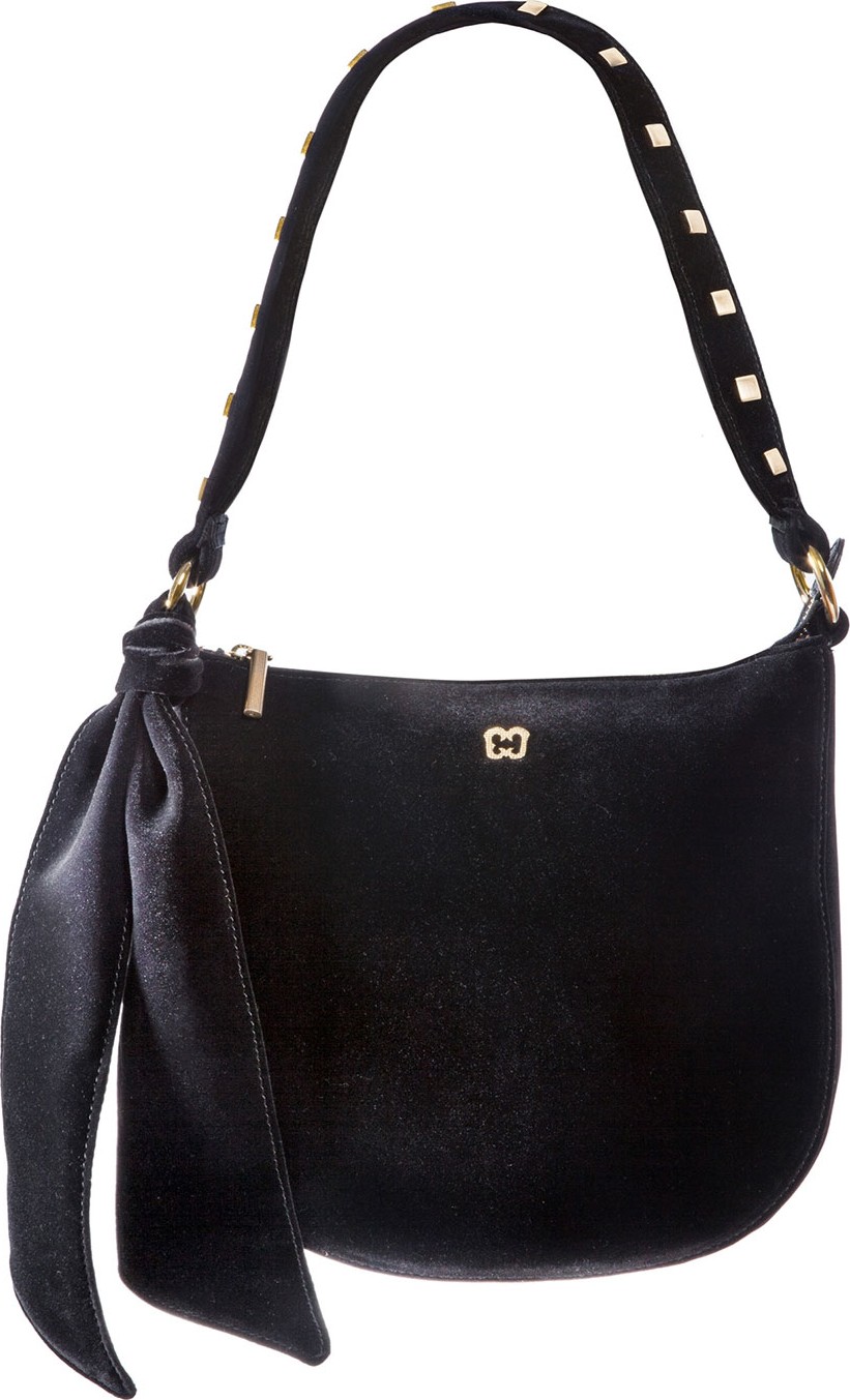 Eric Javits Velina Velvet Shoulder Bag