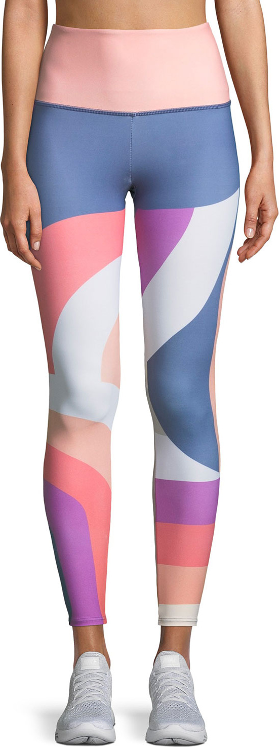 ONZIE High-Rise Printed Performance Leggings