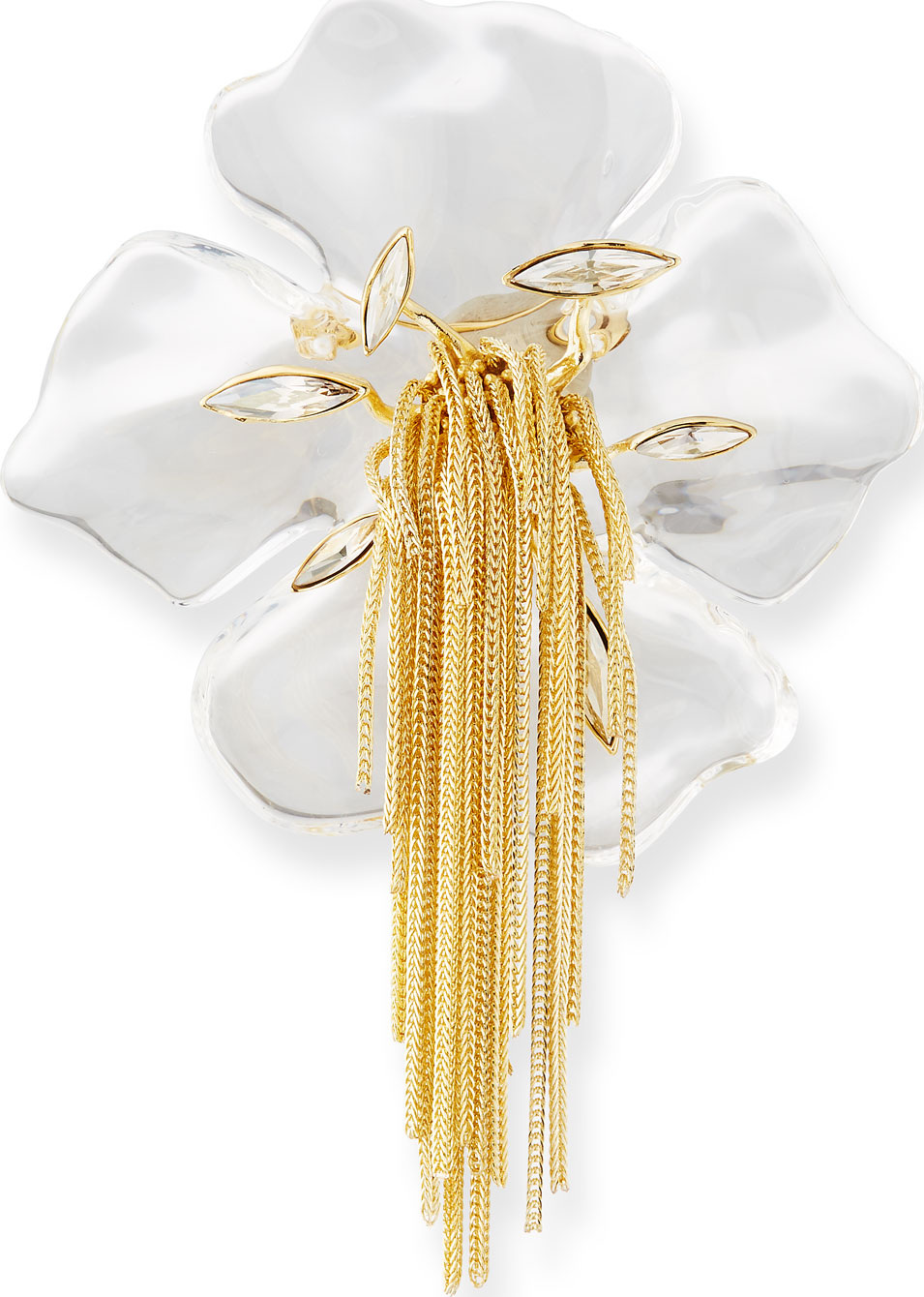Alexis Bittar Ophelia Fringe Pansy Pin