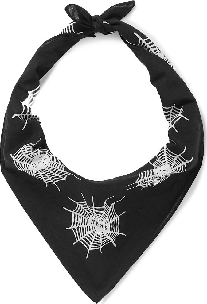 Neighborhood Printed Cotton-Voile Bandana