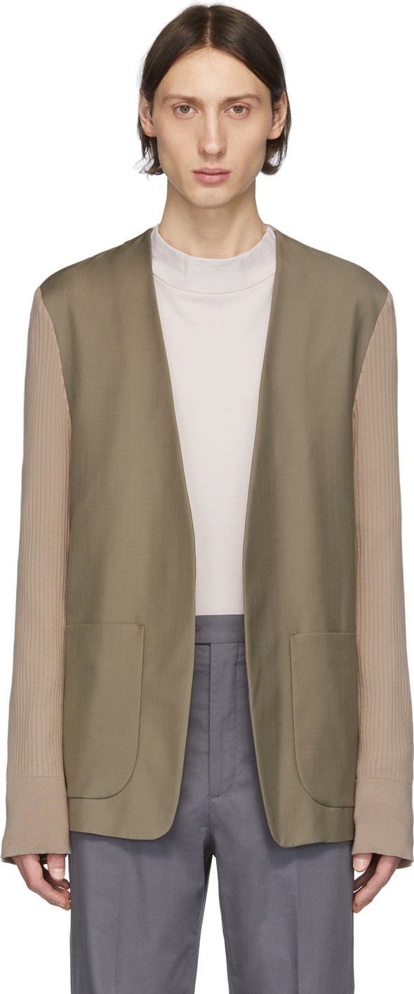 Maison Margiela Taupe Wool Blazer