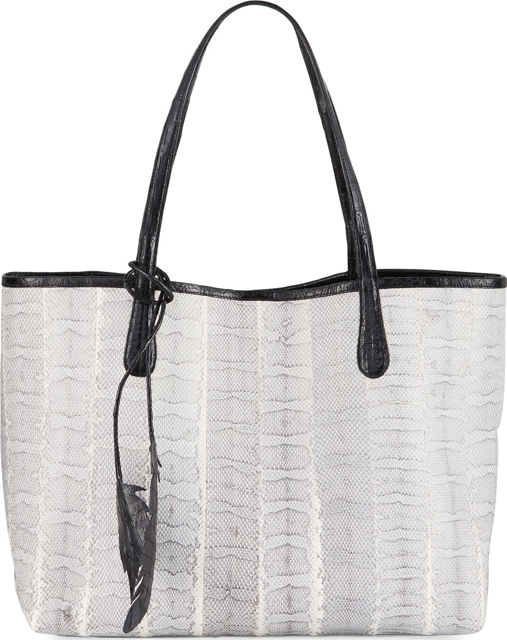 Nancy Gonzalez Erica Medium Snakeskin Tote Bag