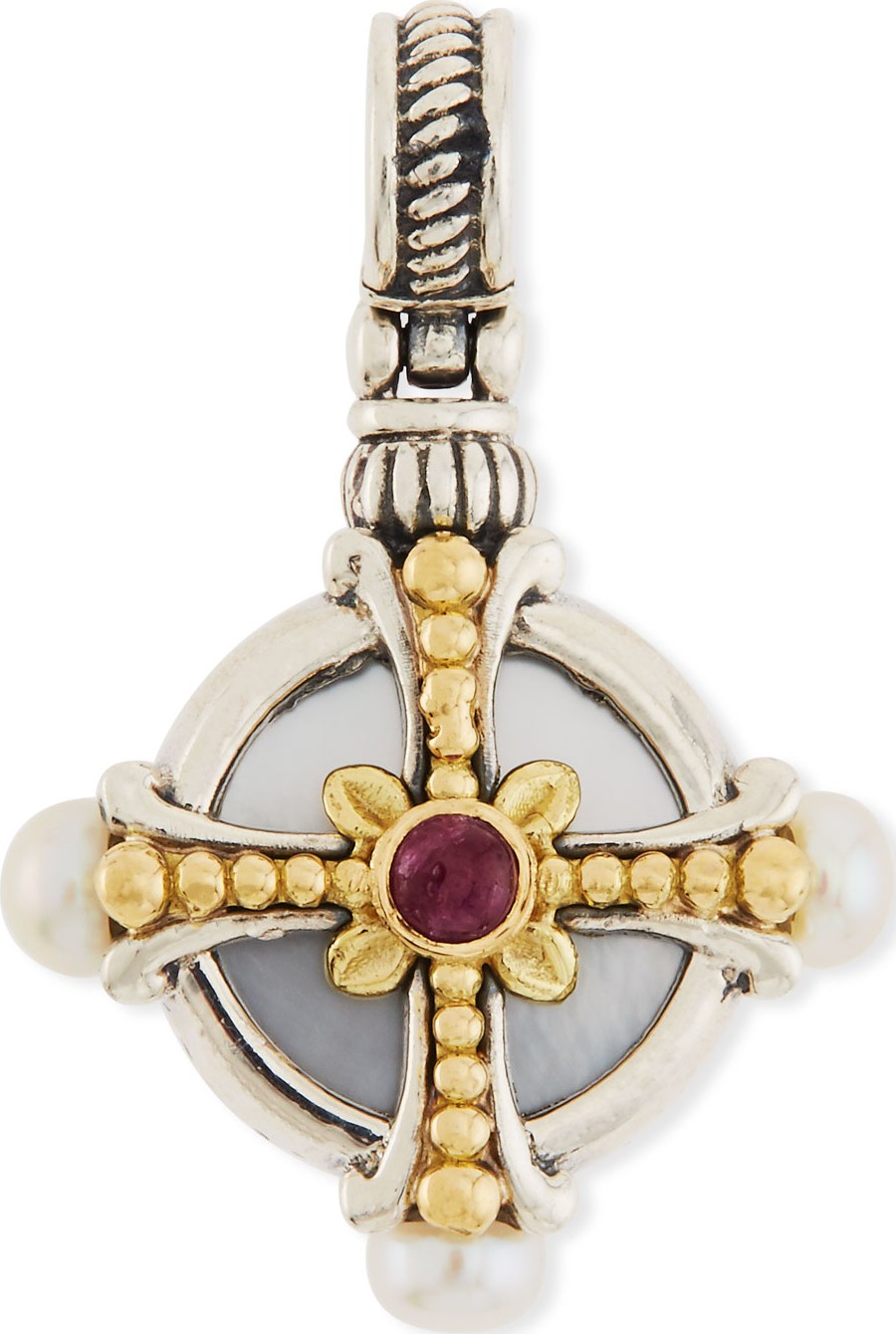 Konstantino Hestia 18k Cross Pendant