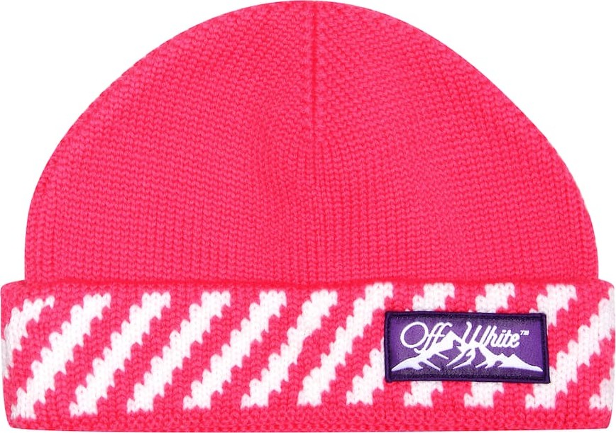 Off White Exclusive to Mytheresa – appliquéd wool beanie