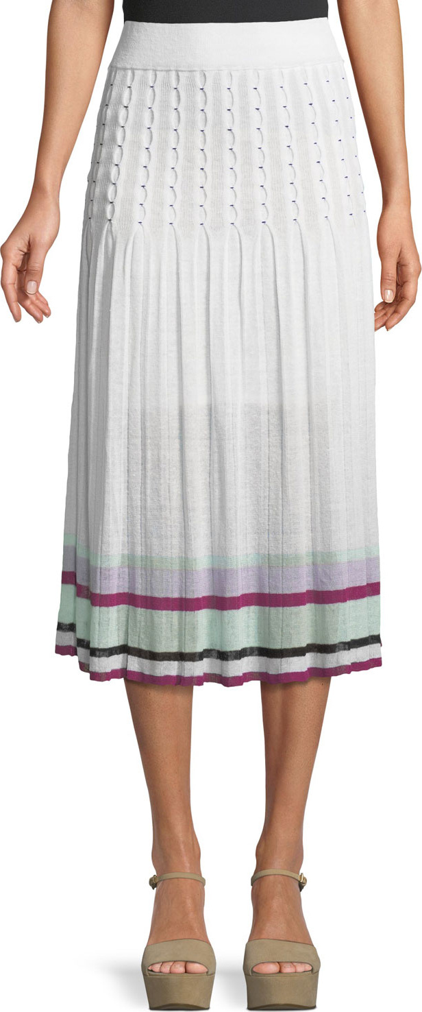 Tabula Rasa Amma Pleated High-Waist Midi Skirt