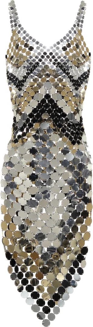 Paco Rabanne Sequined midi dress