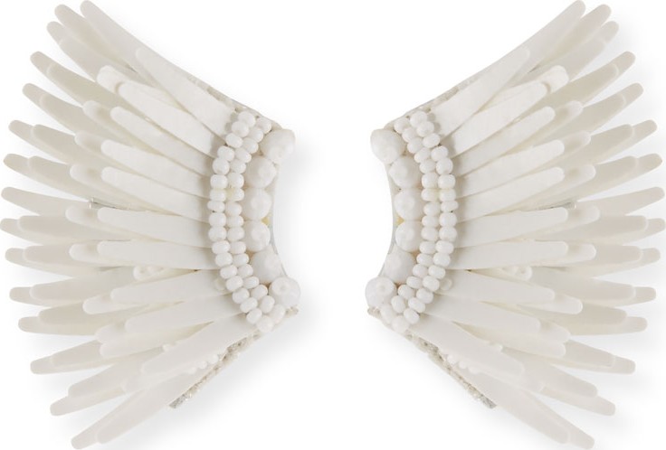 Mignonne Gavigan New York Madeline Mini Matte Earrings, White
