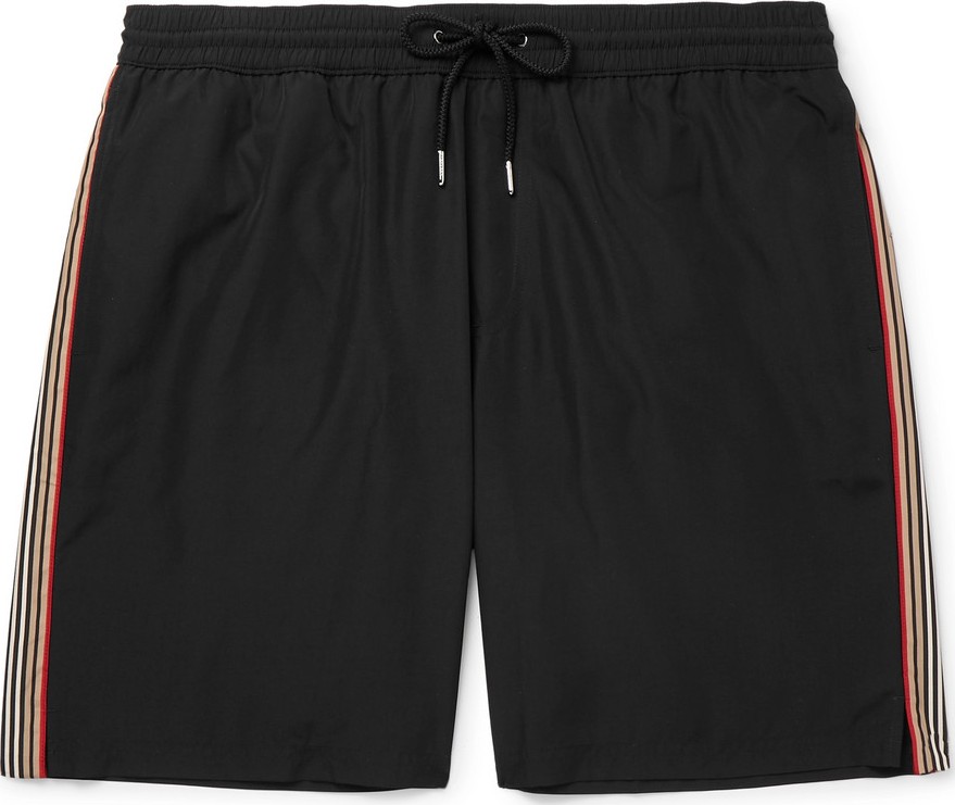 Burberry London England Mid-Length Striped Shell Swim Shorts