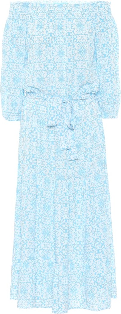 Melissa Odabash Carmen printed midi dress