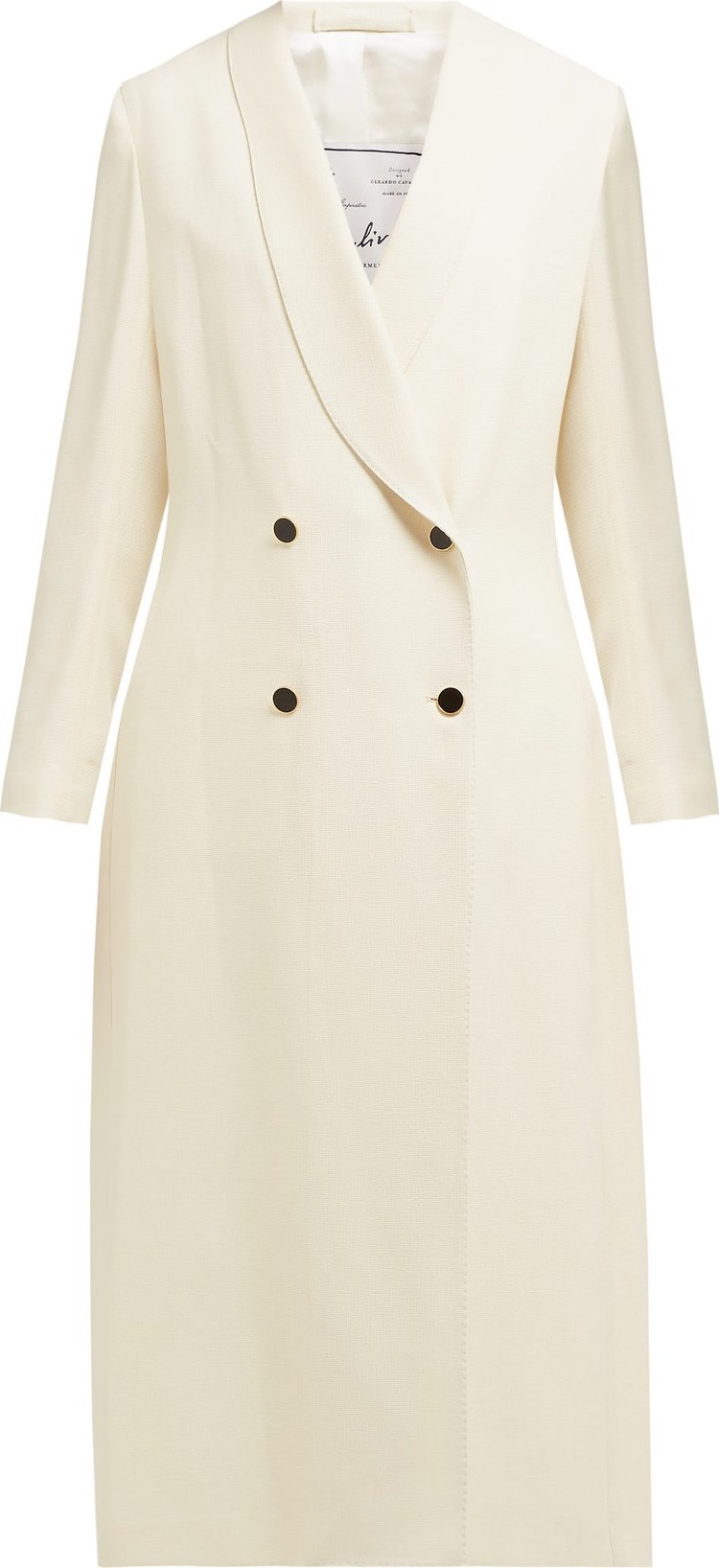 Giuliva Heritage Collection Josephine double-breasted wool-hopsack dresscoat