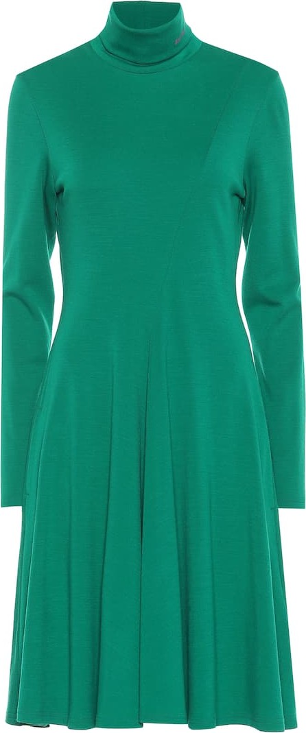 Calvin Klein 205W39NYC Wool jersey turtleneck dress