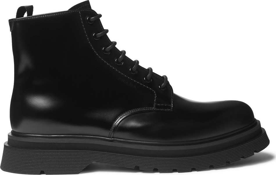 Prada Spazzolato Leather Boots