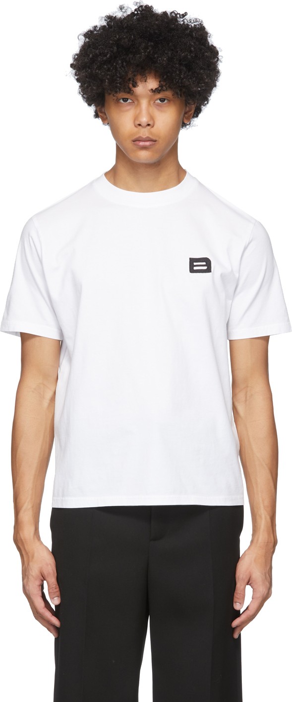 Botter White Embroidered 'B' T-Shirt