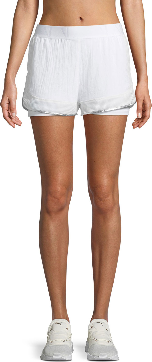 ALALA Strata Mesh-Panel Running Shorts