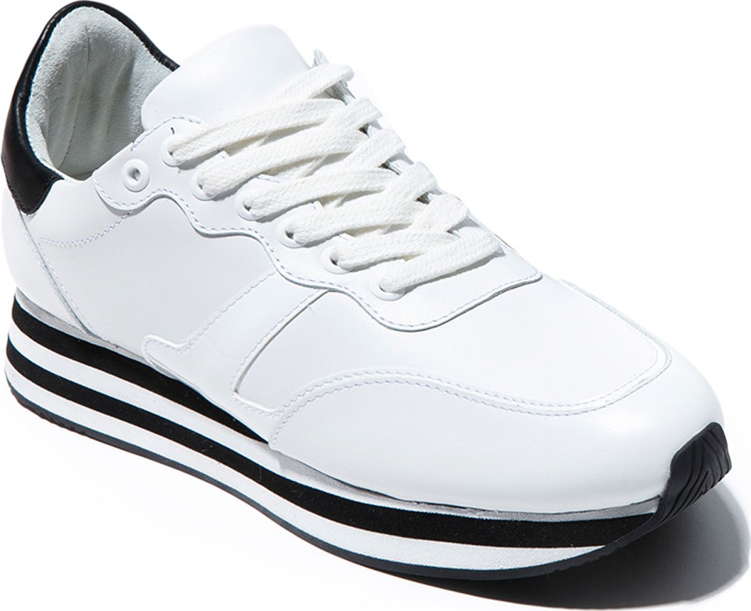 Alice + Olivia Magman Leather Sneakers