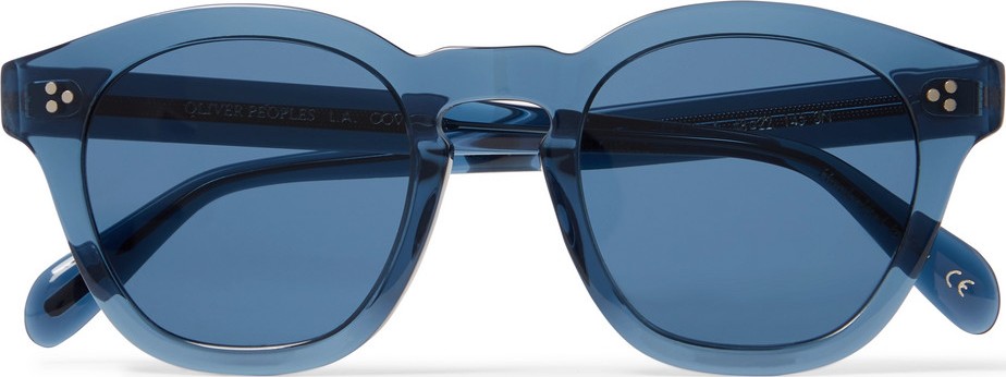 Oliver Peoples Boudreau LA D-Frame Acetate Sunglasses