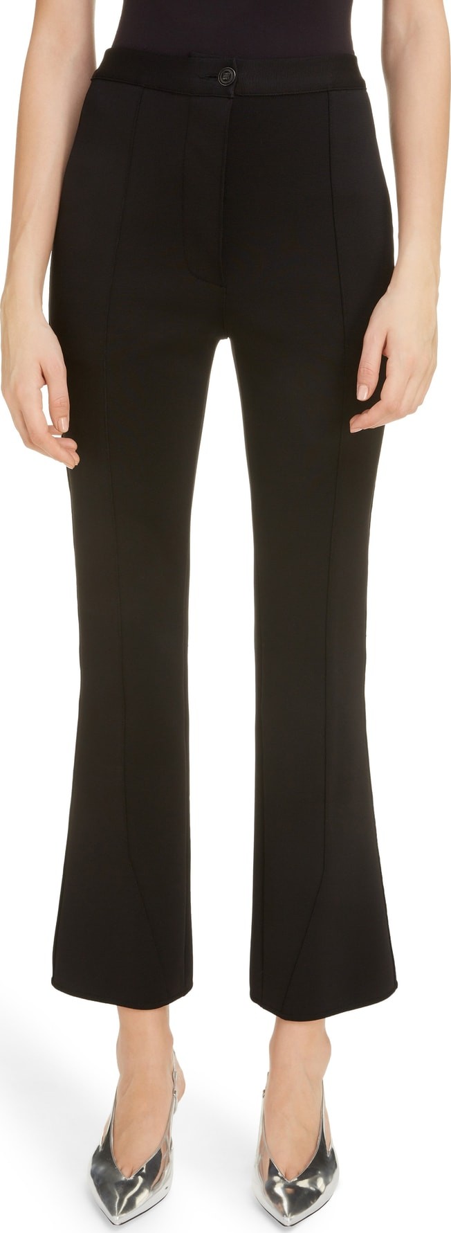 Givenchy Milano Knit Crop Flare Pants