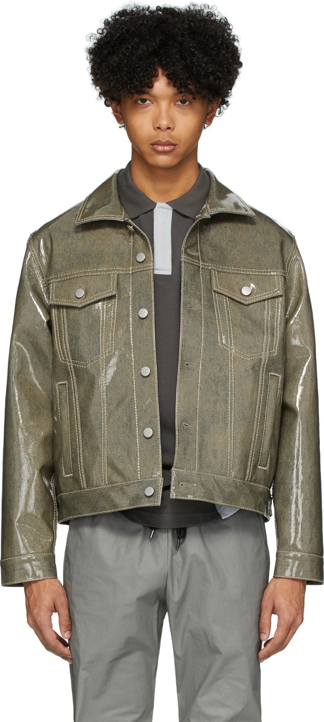 Eytys Taupe Denim Buck Tar Jacket