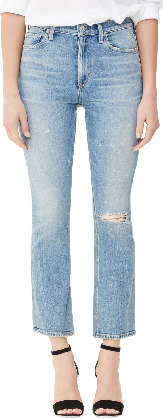 Citizens Of Humanity Demy Cropped Flare Jeans
