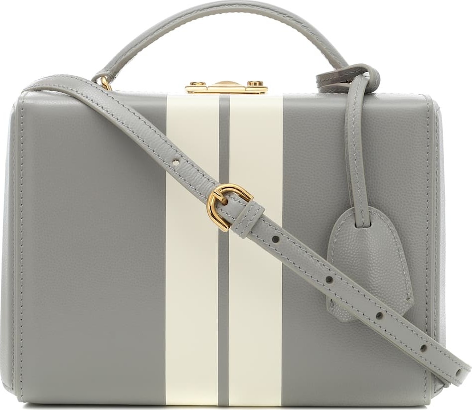 Mark Cross Grace Small Box leather shoulder bag