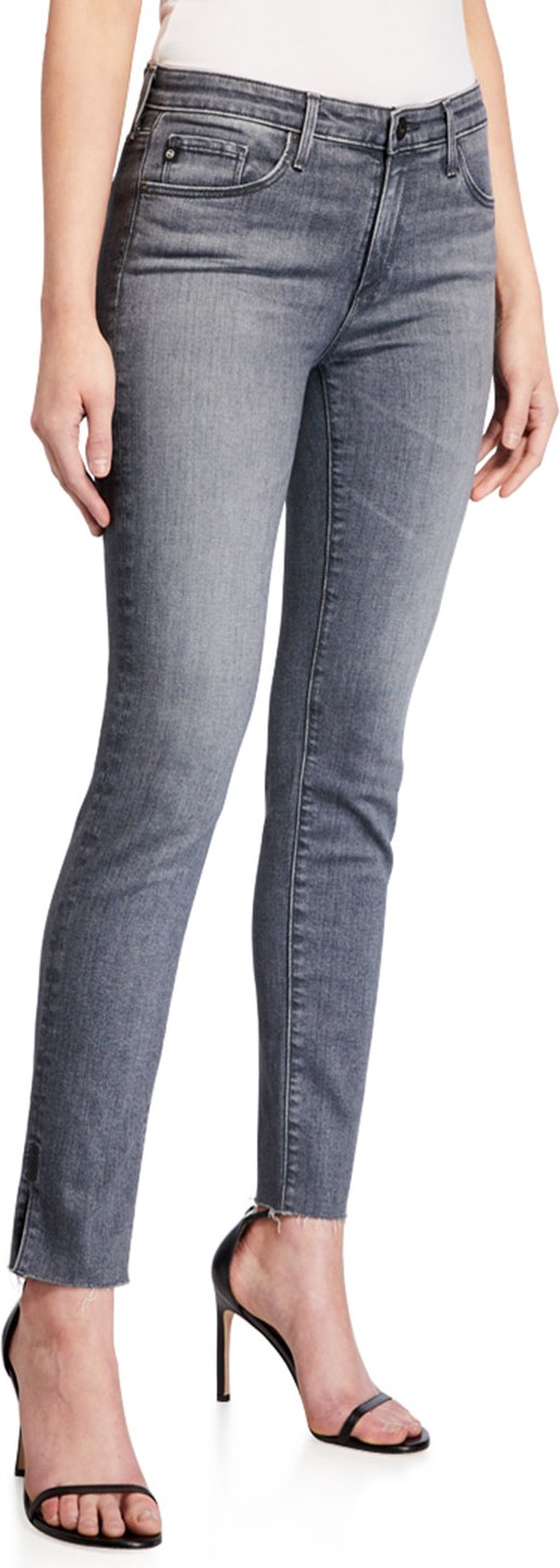 AG Jeans Prima Mid-Rise Straight-Leg Ankle Jeans
