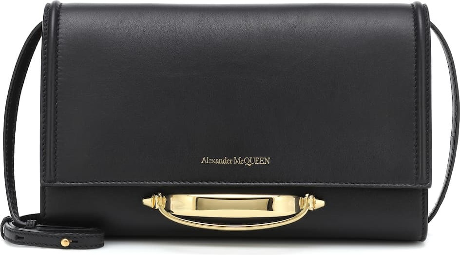 Alexander McQueen The Story leather shoulder bag