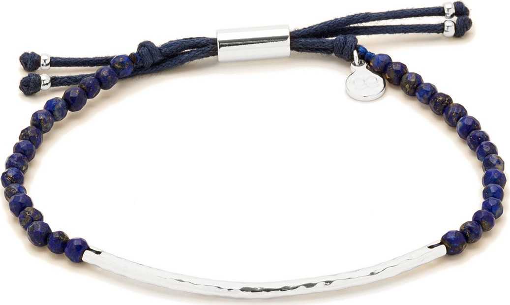 Gorjana Power Gemstone Lapis Bracelet for Wisdom, Silver