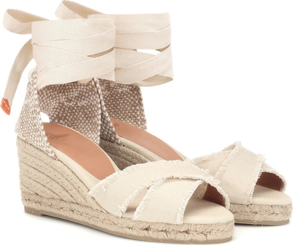 Castaner Bluma canvas wedge espadrilles