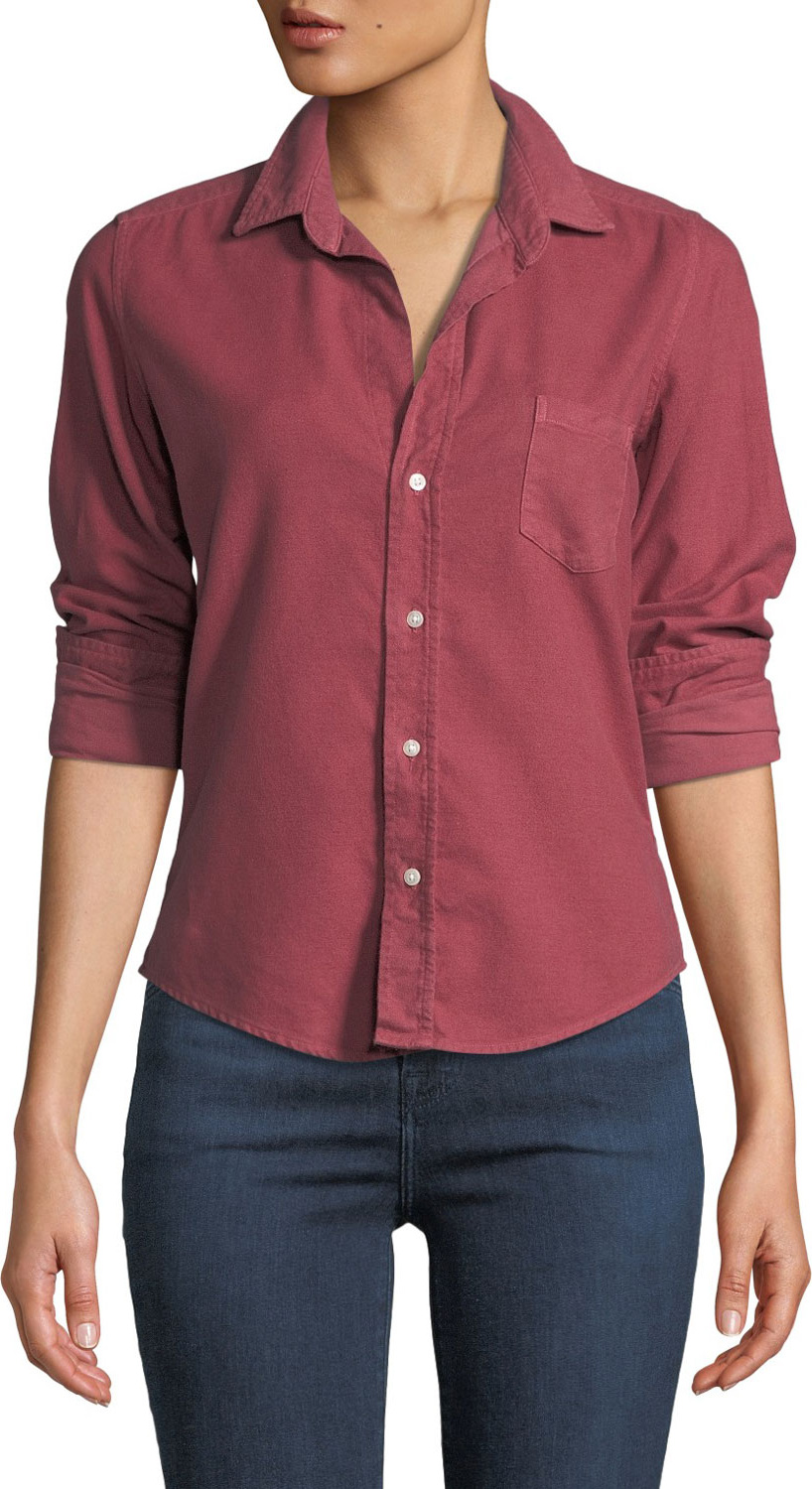 Frank & Eileen Long-Sleeve Patch-Pocket Button-Down Shirt
