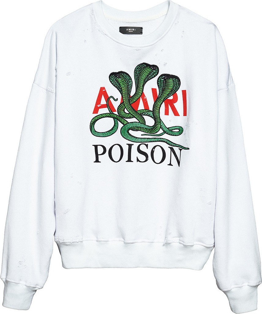 Amiri Poison Snake Crew Neck