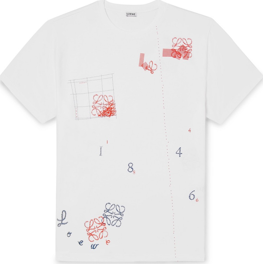 LOEWE Printed Cotton-Jersey T-Shirt