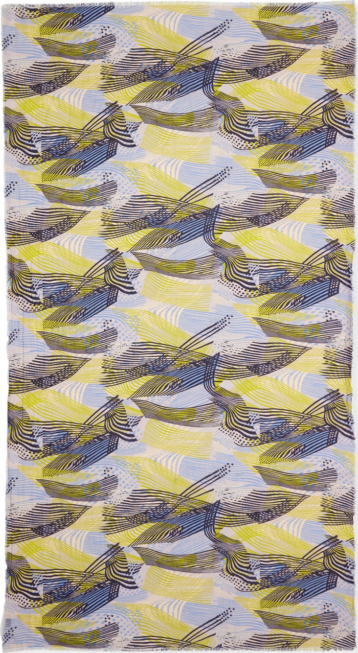 Masai Graphic-Print Cotton Scarf