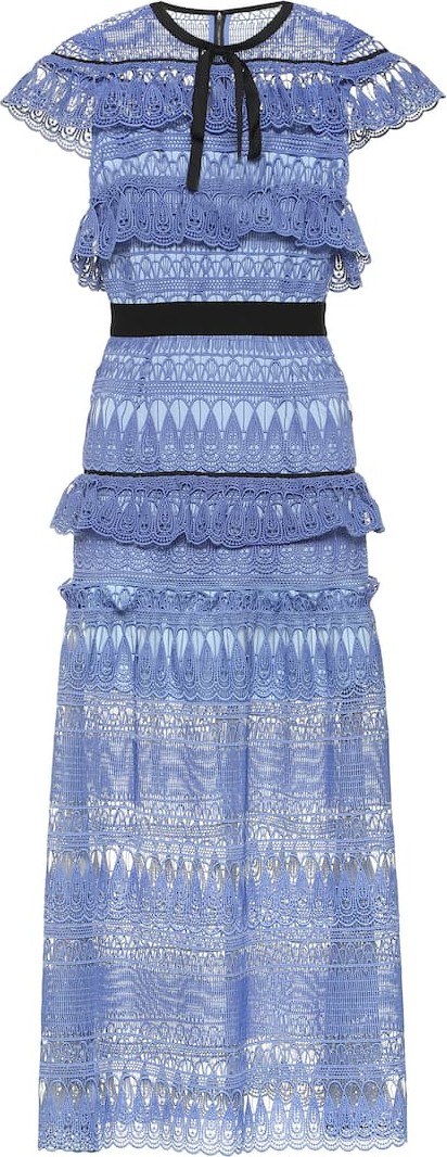 Self Portrait Daphne guipure dress