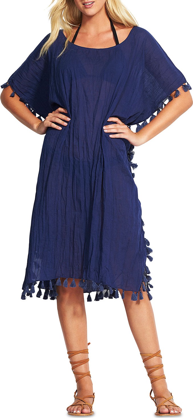 Seafolly Amnesia Tassel Coverup Caftan