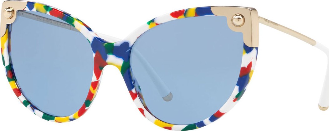 Dolce & Gabbana Acetate & Metal Cat-Eye Sunglasses