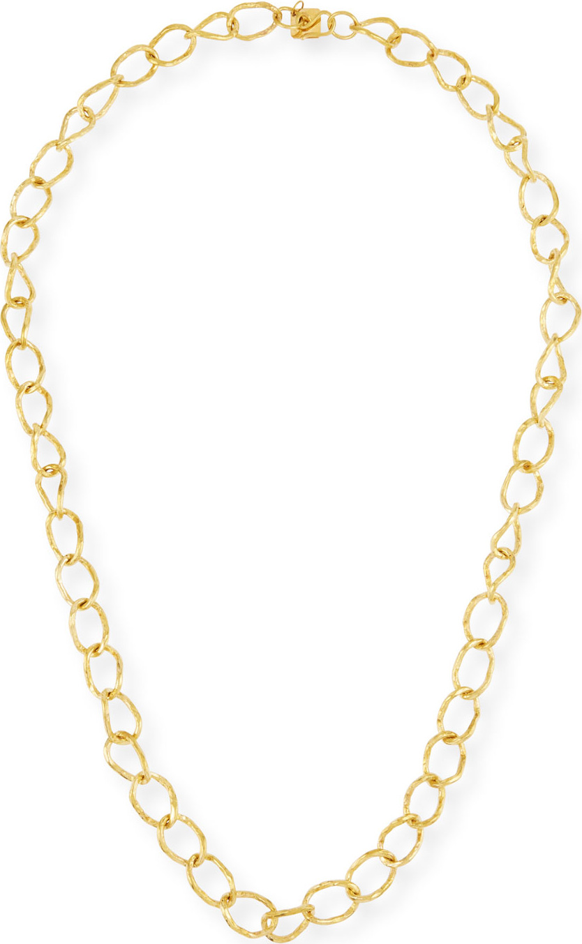 Ashley Pittman Lightly Hammered Necklace, 36"L