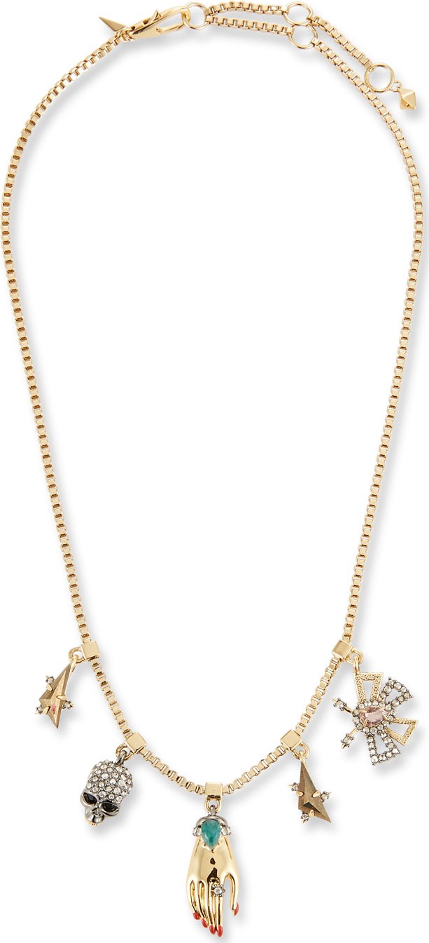 Alexis Bittar Vanitas Charm Necklace