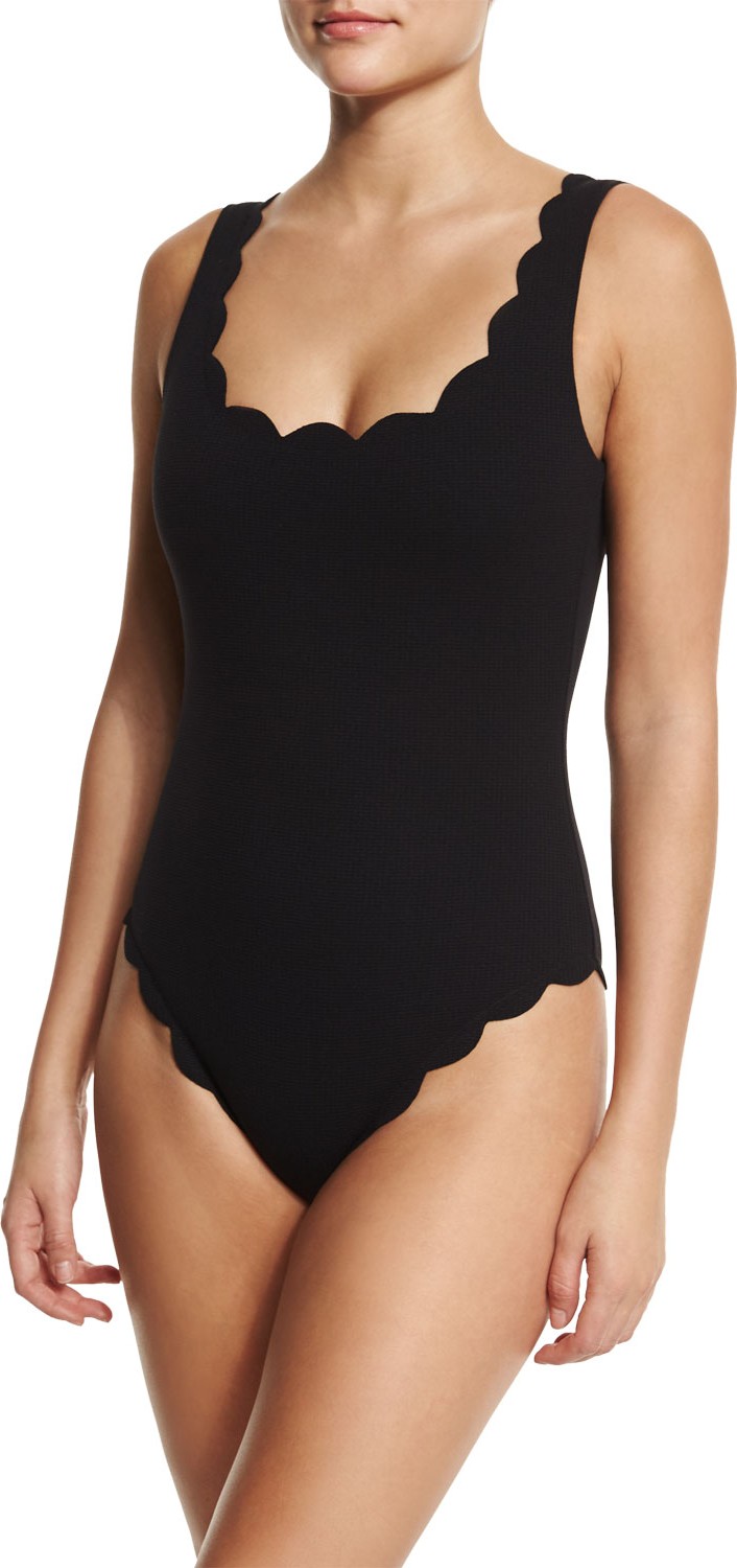 Marysia Palm Springs Scalloped One-Piece Swimsuit