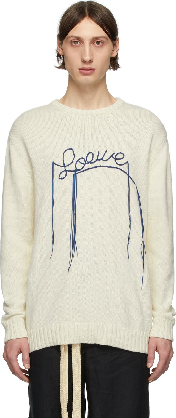 LOEWE Off-White Stitch Sweater