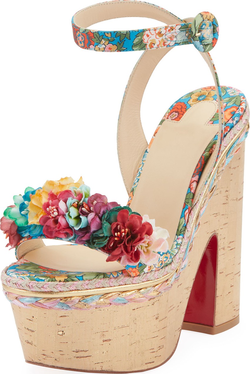 Christian Louboutin Arielle Sevillana Red Sole Sandals