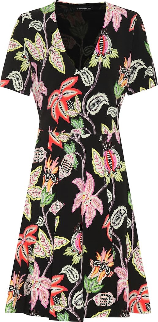 Etro Printed jersey dress