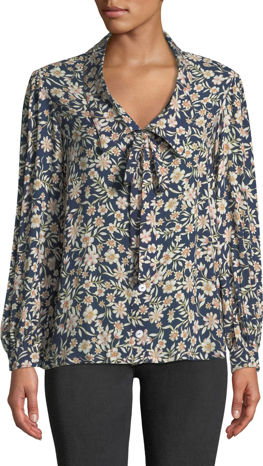 Rachel Pally Classic Pointelle Top w/ Bow Tie